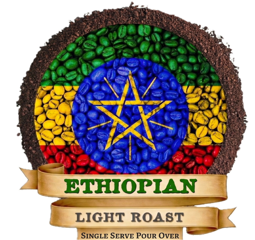 Ethiopian Light Roast Pour Over Pack – 6 Count